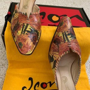 ICON Sunflowers Soft Cowboy Mule